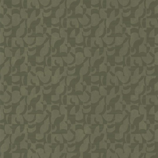 Casadeco 85147511 Utopia Ombre Kaki - tapeta geometryczna