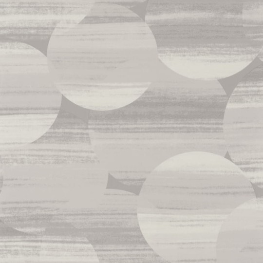 Casadeco 85129211 Utopia Mirage Gris - tapeta w okręgi