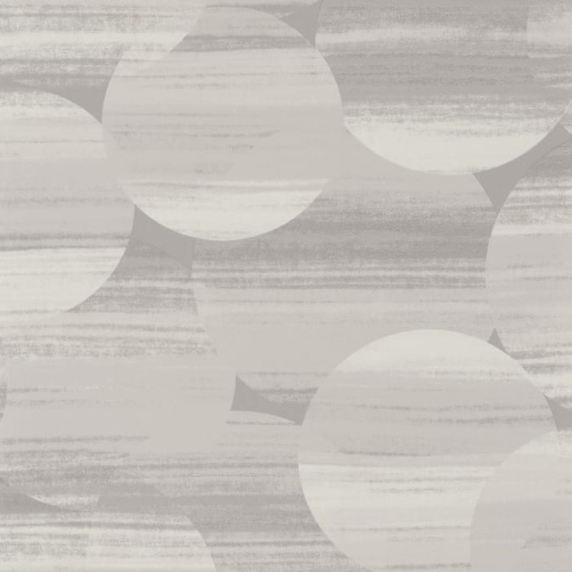 Casadeco 85129211 Utopia Mirage Gris - tapeta w okręgi