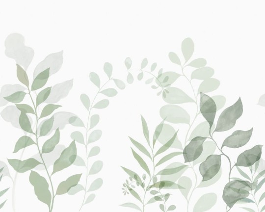 Rebel Walls R18636 Simplicity Grow Green - mural w liście