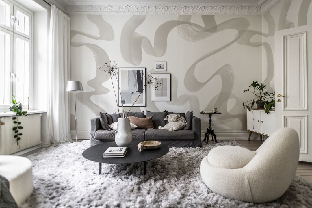 Rebel Walls R18633 Simplicity Waves Beige - mural artystyczny