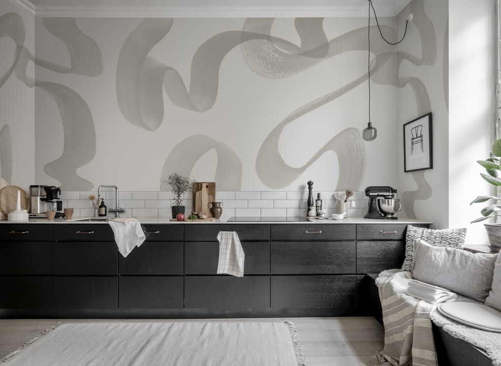 Rebel Walls R18633 Simplicity Waves Beige - mural artystyczny