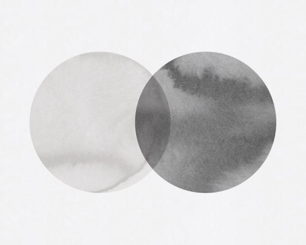 Rebel Walls R18634 Simplicity Eclipse Graphite - mural w artystyczne koła