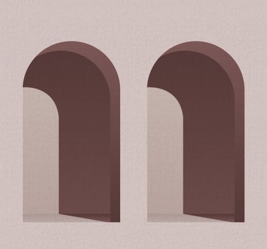 Rebel Walls R18619 Simplicity Arch Pink- mural z efektem głębi
