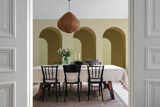Rebel Walls R18631 Simplicity Arch Saffron - mural z efektem głębi