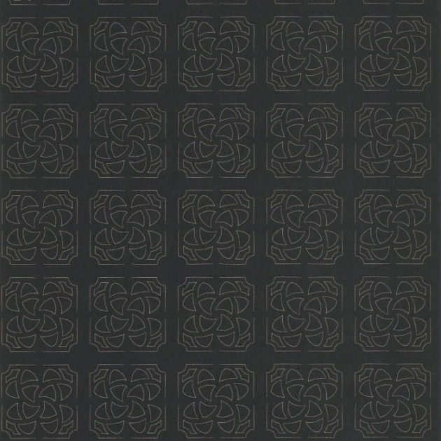 Casadeco 85939710 Botanica Hortus Noir - tapeta geometryczna
