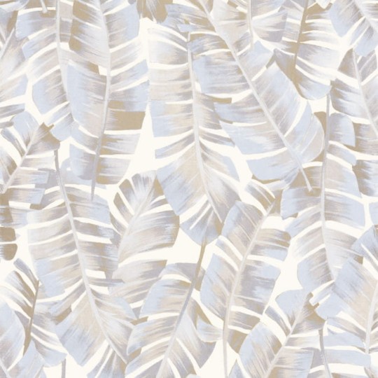 Casadeco 85941209 Botanica Folium Beige Lin - tapeta w liście