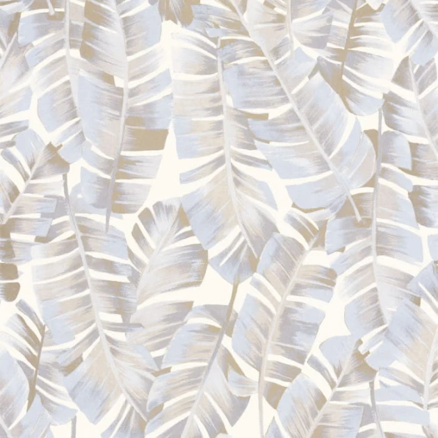 Casadeco 85941209 Botanica Folium Beige Lin - tapeta w liście