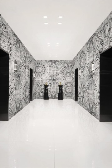 London Art 05MW_1 Marcel Wanders Paris - mural z motywem labiryntu