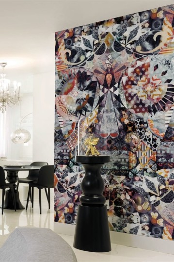 London Art 06MW_2 Marcel Wanders Shanghai - mural z motywem kalejdoskopu