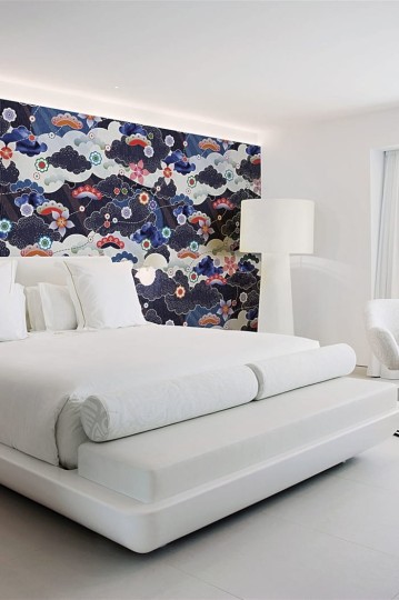 London Art 10MW_2 Marcel Wanders Kyoto - mural z motywem kimona