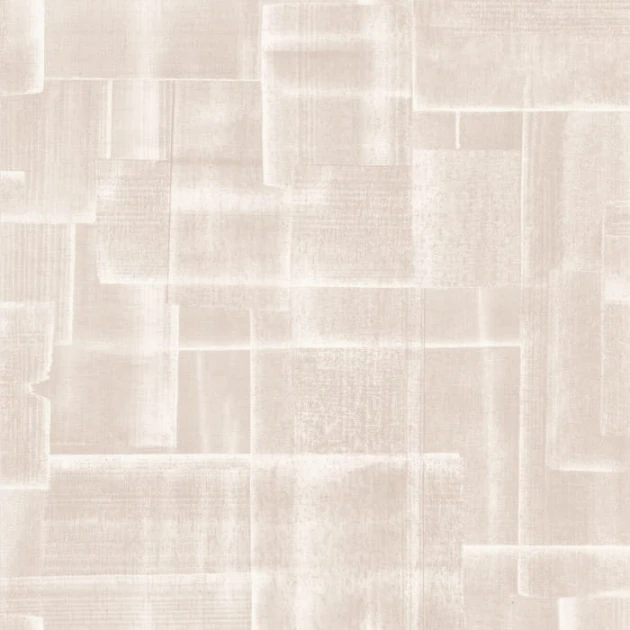Casadeco 86231111 Ginkgo Patch Beige Lin - tapeta geometryczna
