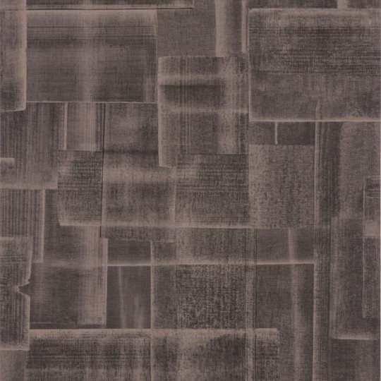 Casadeco 86239419 Ginkgo Patch Noir Fusain - tapeta geometryczna