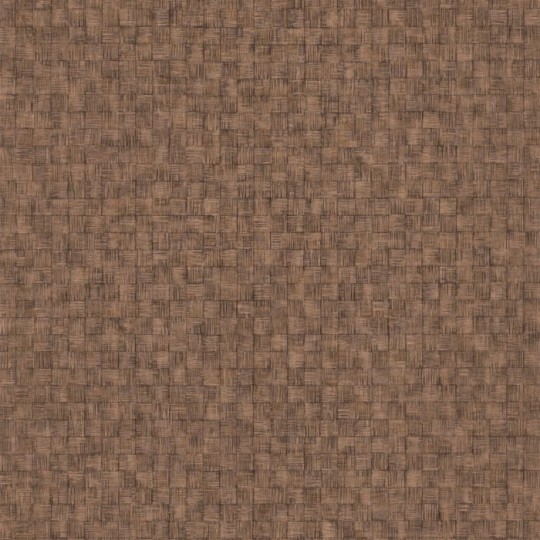 Casadeco 86251510 Ginkgo Damier Camel - tapeta geometryczna