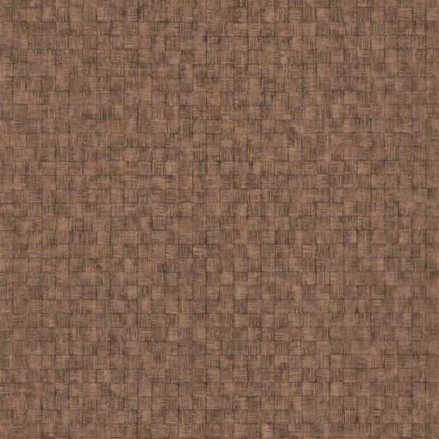 Casadeco 86251510 Ginkgo Damier Camel - tapeta geometryczna