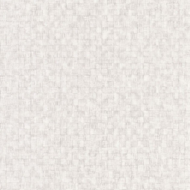 Casadeco 86250121 Ginkgo Damier Blanc Neige - tapeta geometryczna