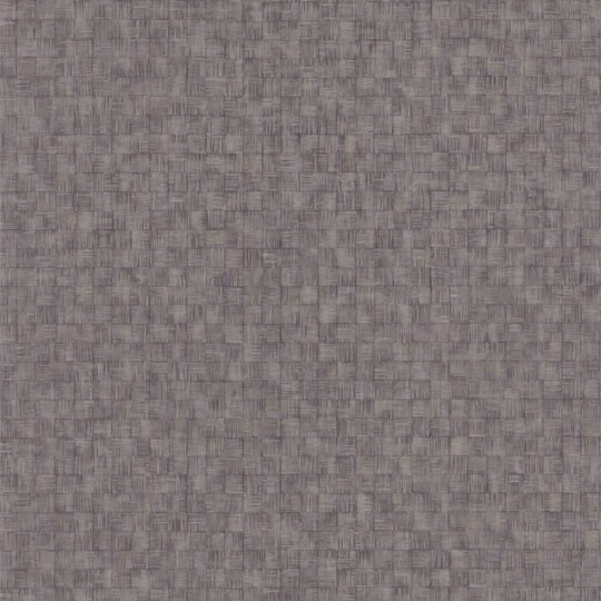 Casadeco 86259303 Ginkgo Damier Gris Flanelle - tapeta geometryczna