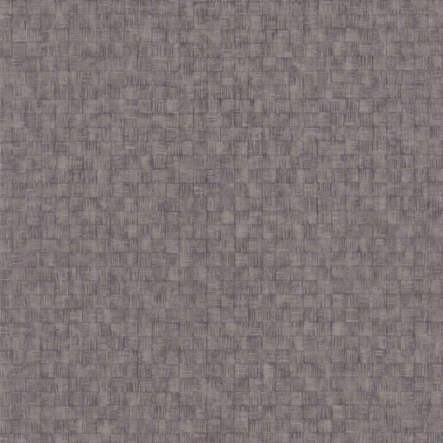 Casadeco 86259303 Ginkgo Damier Gris Flanelle - tapeta geometryczna