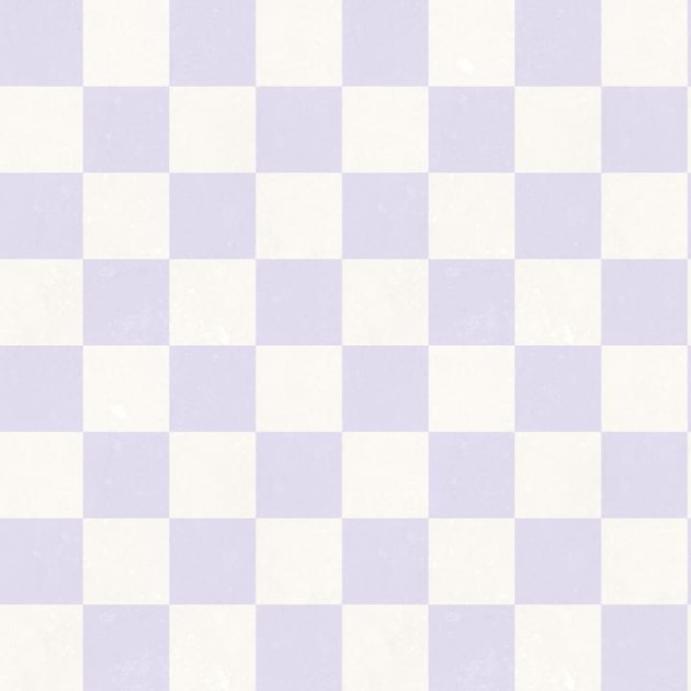 Rebel Walls R19417 More is More Chess Lilac- mural w szachownicę