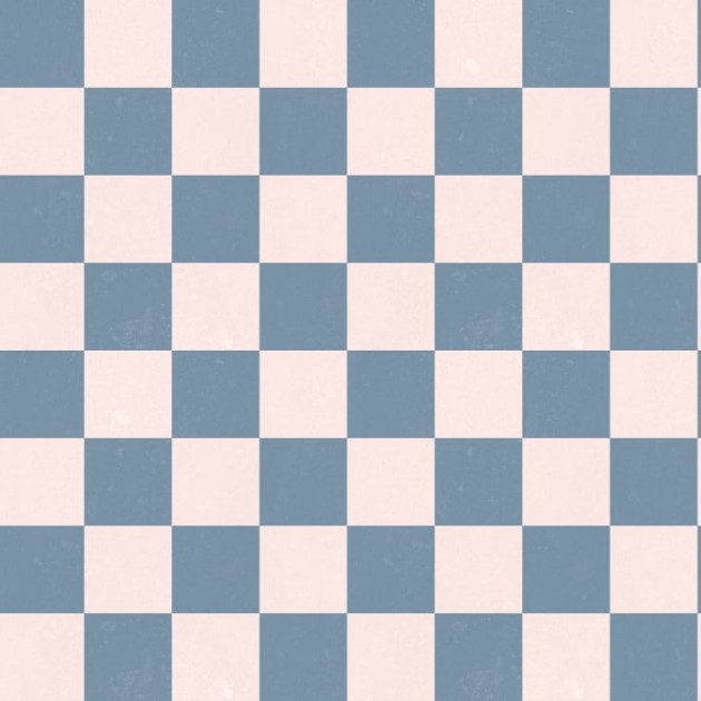 Rebel Walls R19418 More is More Chess Blue&Pink - mural w szachownicę