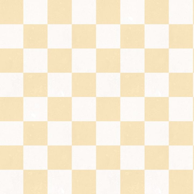 Rebel Walls R19419 More is More Chess Yellow - mural w szachownicę