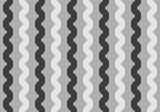 Rebel Walls R19423 More is More Wobbly Black&White - mural w falujące linie