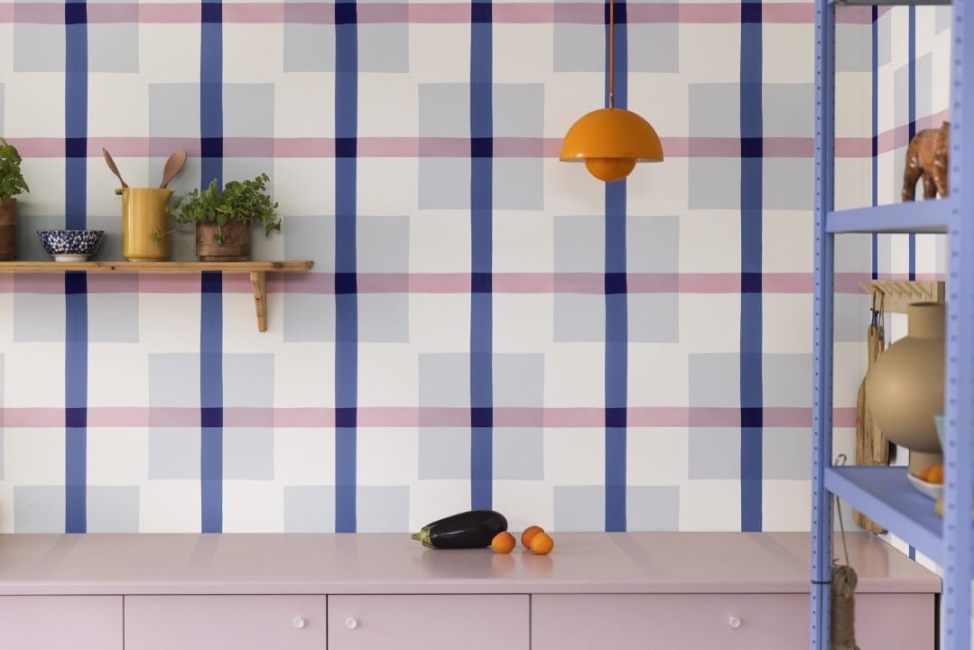 Rebel Walls R19426 More is More Outside The Box Blue&Pink- mural w kratę