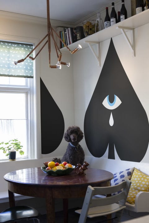 Rebel Walls R19437 More is More Ace Of Spades Black - mural abstrakcyjny