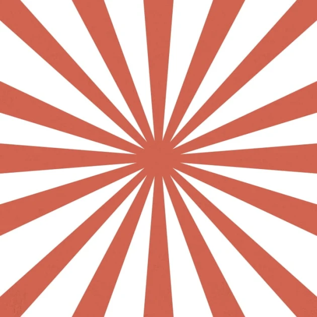 Rebel Walls R19458 More is More Rays Red - mural sufitowy