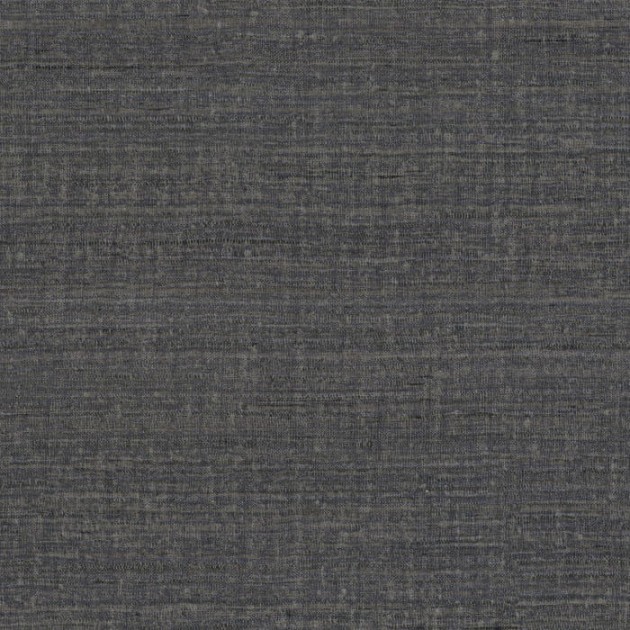 Casamance 74180884 La Soie Shantung - czarna tapeta imitująca tkaninę