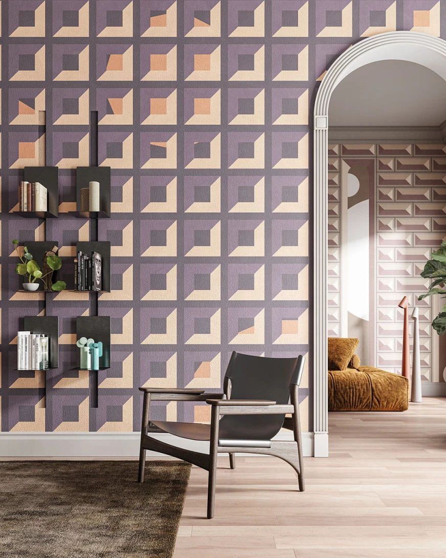 Inkiostro Bianco INKNDSO2301 Flow Coffer Mania - mural z motywem kafelek