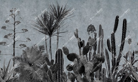 Inkiostro Bianco INKRISG2302 Flow Lanzarote - mural z motywem kaktusów