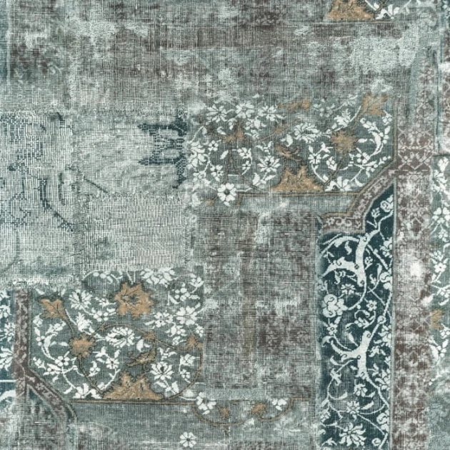 Casamance 74533376 Ceylan Galeecha Emeraude - tapeta patchworkowa