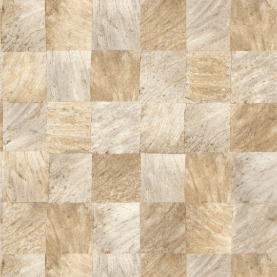 Casamance 75173162 Karabane Abale Sable - tapeta geometryczna imitująca drewno