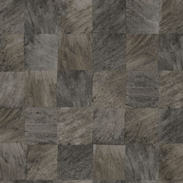 Casamance 75173470 Karabane Abale Noir - tapeta geometryczna imitująca drewno