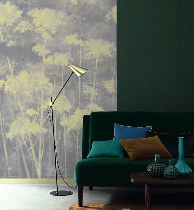 Casamance 74110190 Malanga Selva Blanc - mural las