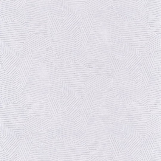 Casamance 74090160 Malanga Soroa Blanc Petale - tapeta geometryczna imitująca liście