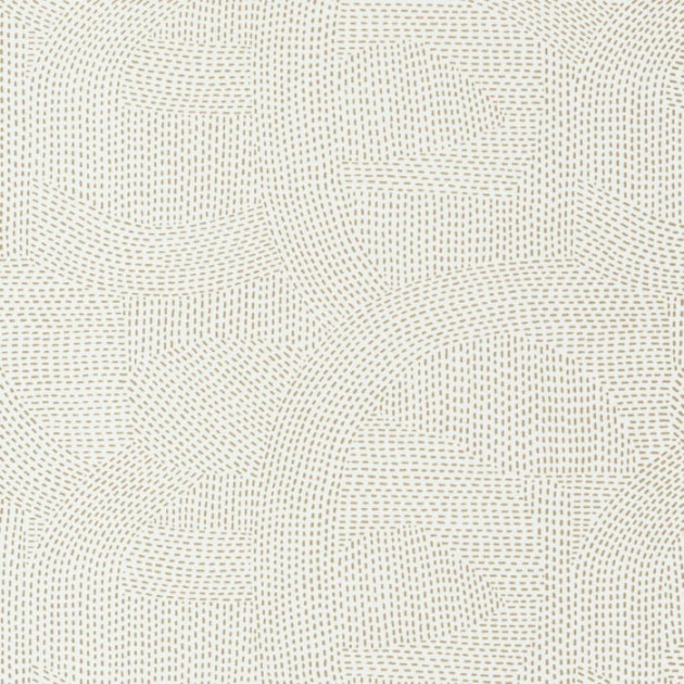 Casamance 74790720 Printemps Viennois Franz Ivoire - tapeta o geometrycznym wzorze z kropek