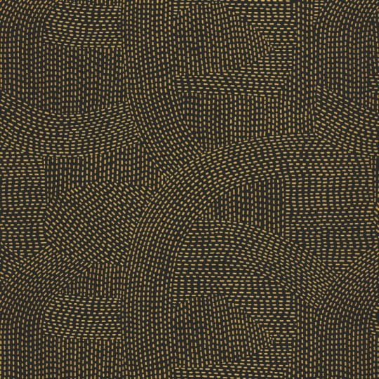 Casamance 74791230 Printemps Viennois Franz Carbone - tapeta o geometrycznym wzorze z kropek