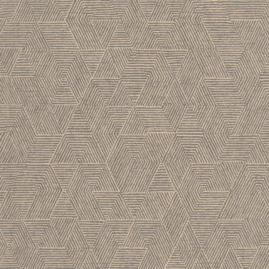 Casamance 74811952 Printemps Viennois Josef Gris Cendre - tapeta geometryczna