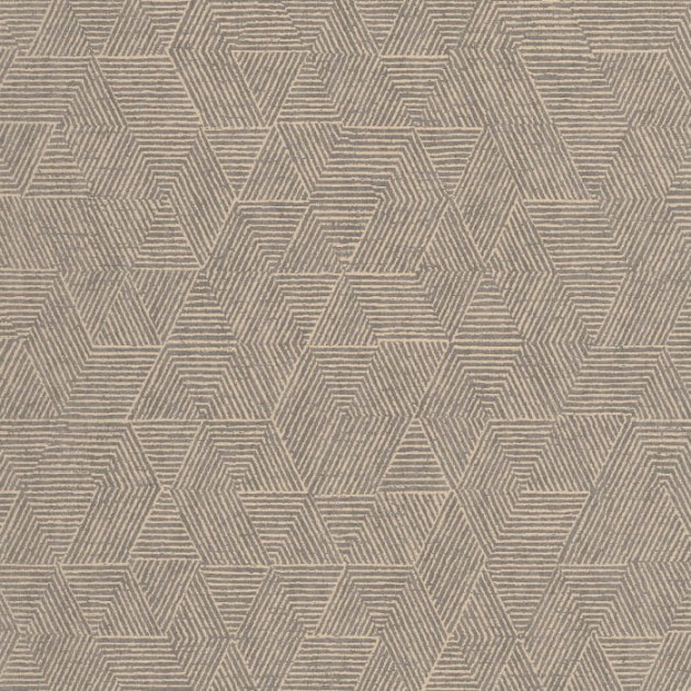 Casamance 74811952 Printemps Viennois Josef Gris Cendre - tapeta geometryczna
