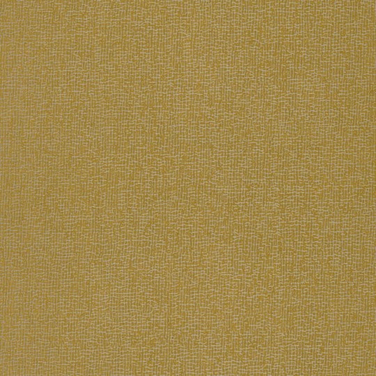 Casamance 74210558 Pampille Vernon Ocre - tapeta o wzorze siatki z metalicznymi elementami