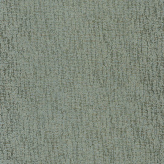 Casamance 74210150 Pampille Vernon Vert D’eau - tapeta o wzorze siatki z metalicznymi elementami