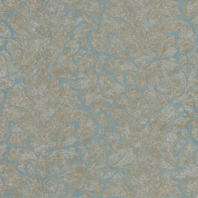 Casamance 74230180 Pampille Lazare Vert D’eau - tapeta ornamentalna