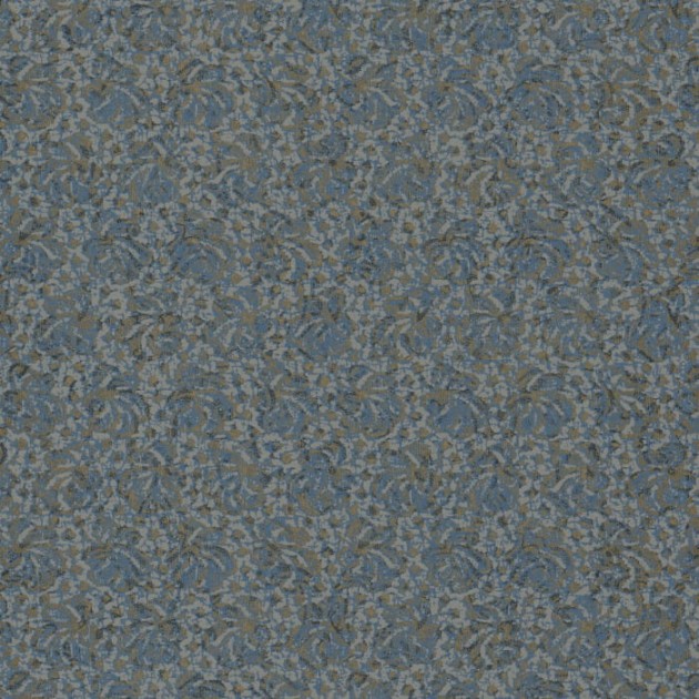 Casamance 74240543 Pampille Belleville Bleu Nuit - tapeta roślinna