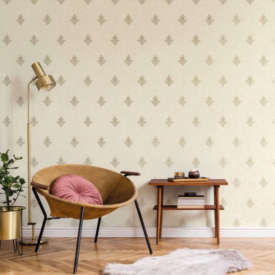 Galerie 7013 Emporium -  minimalistyczna tapeta z motywem mehndi