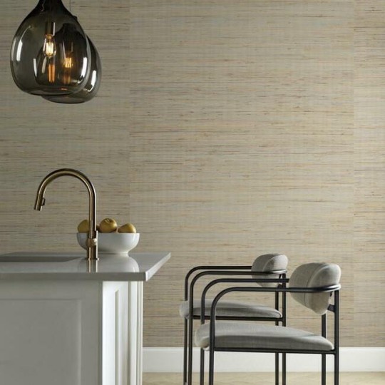 York CO2090 Candice Olson Modern Nature 2 Metallic Jute - tapeta z motywem jutowej tkaniny
