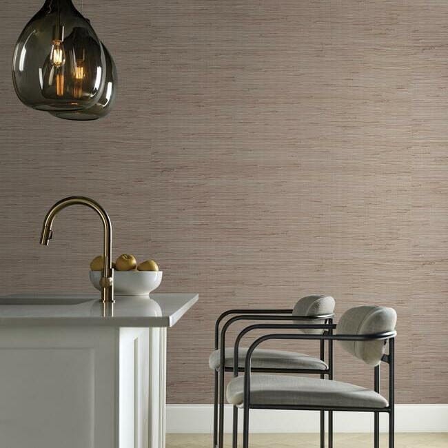York OS4323 Candice Olson Modern Nature 2 Metallic Jute - tapeta z motywem jutowej tkaniny