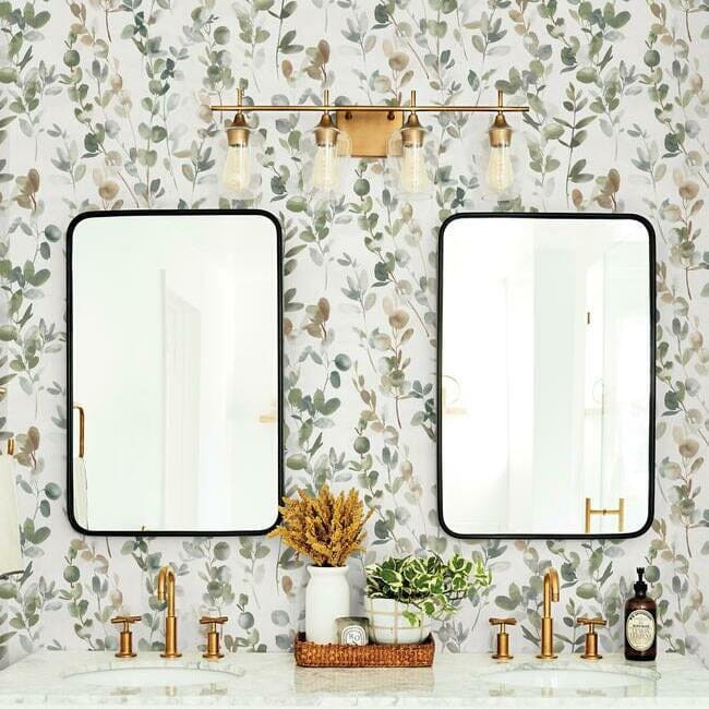 York OS4311 Candice Olson Modern Nature 2 Joyful Eucalyptus - tapeta z motywem liści