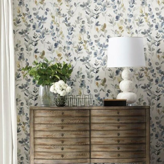 York OS4314 Candice Olson Modern Nature 2 Joyful Eucalyptus - tapeta z motywem liści